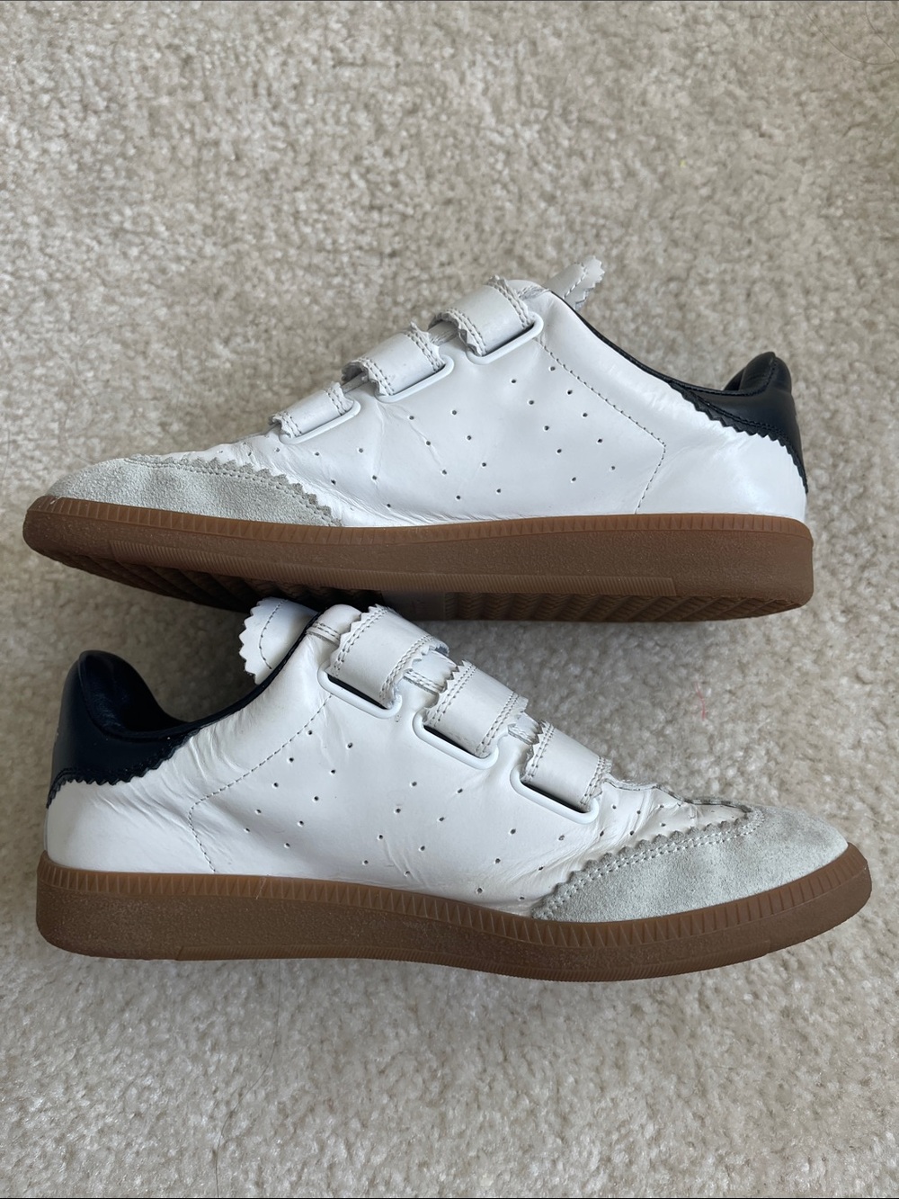 Isabel Marant Beth Low Top Calfskin Leather sneakers Size 37 (women’s size 7) - Picture 8 of 11